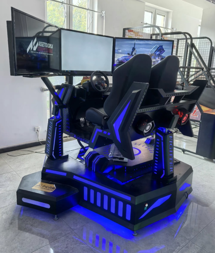 赛车模拟器三屏8D动感赛车