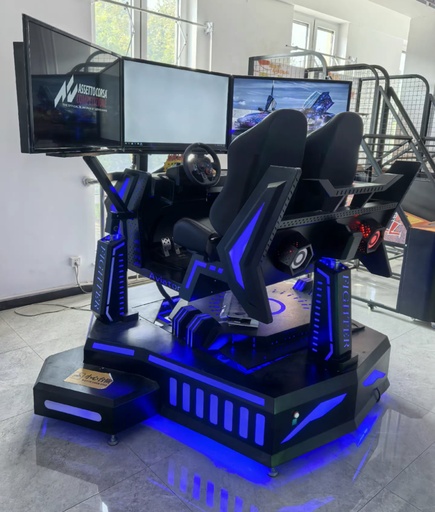 赛车模拟器三屏8D动感赛车